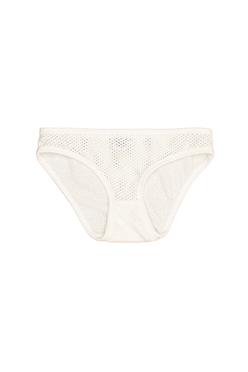 Mesh Bikini Brief | Jungmaven Hemp Clothing & Accessories / Color: Washed White