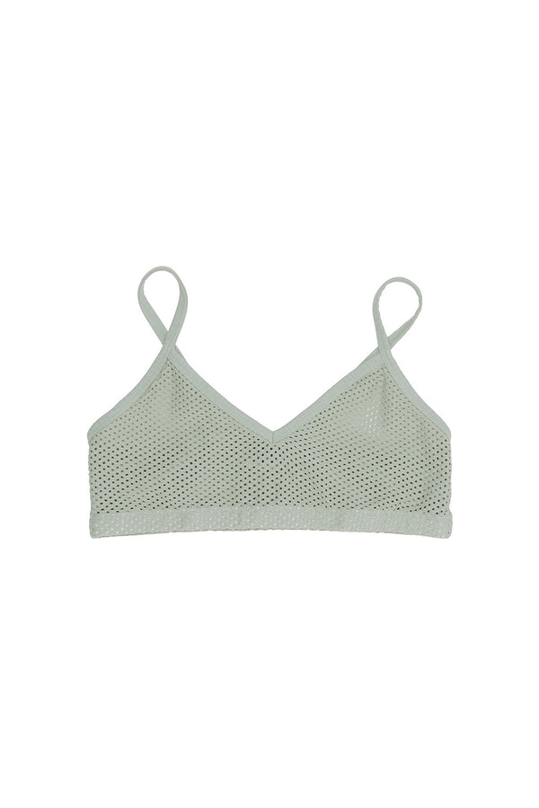 Mesh Bralette | Jungmaven Hemp Clothing & Accessories / Color: Agave Green