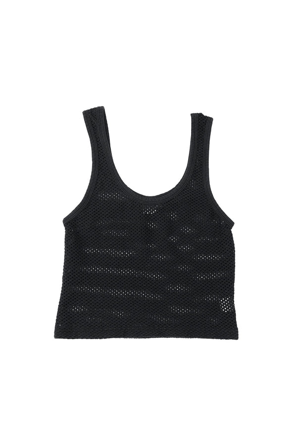 Mesh Sporty Tank | Jungmaven Hemp Clothing & Accessories / Color: Black