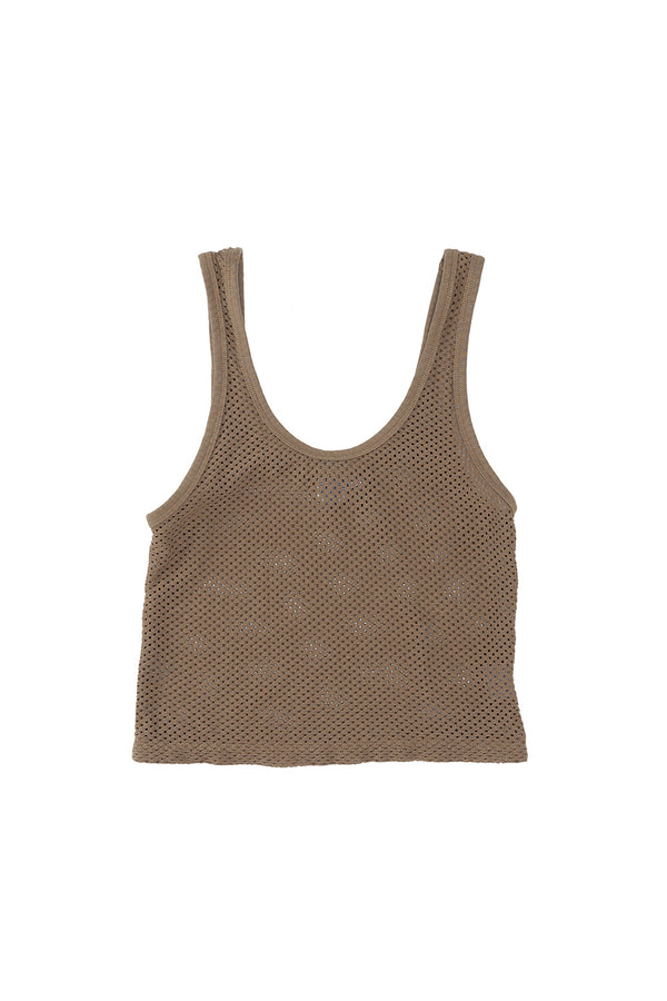 Mesh Sporty Tank | Jungmaven Hemp Clothing & Accessories / Color: Coyote