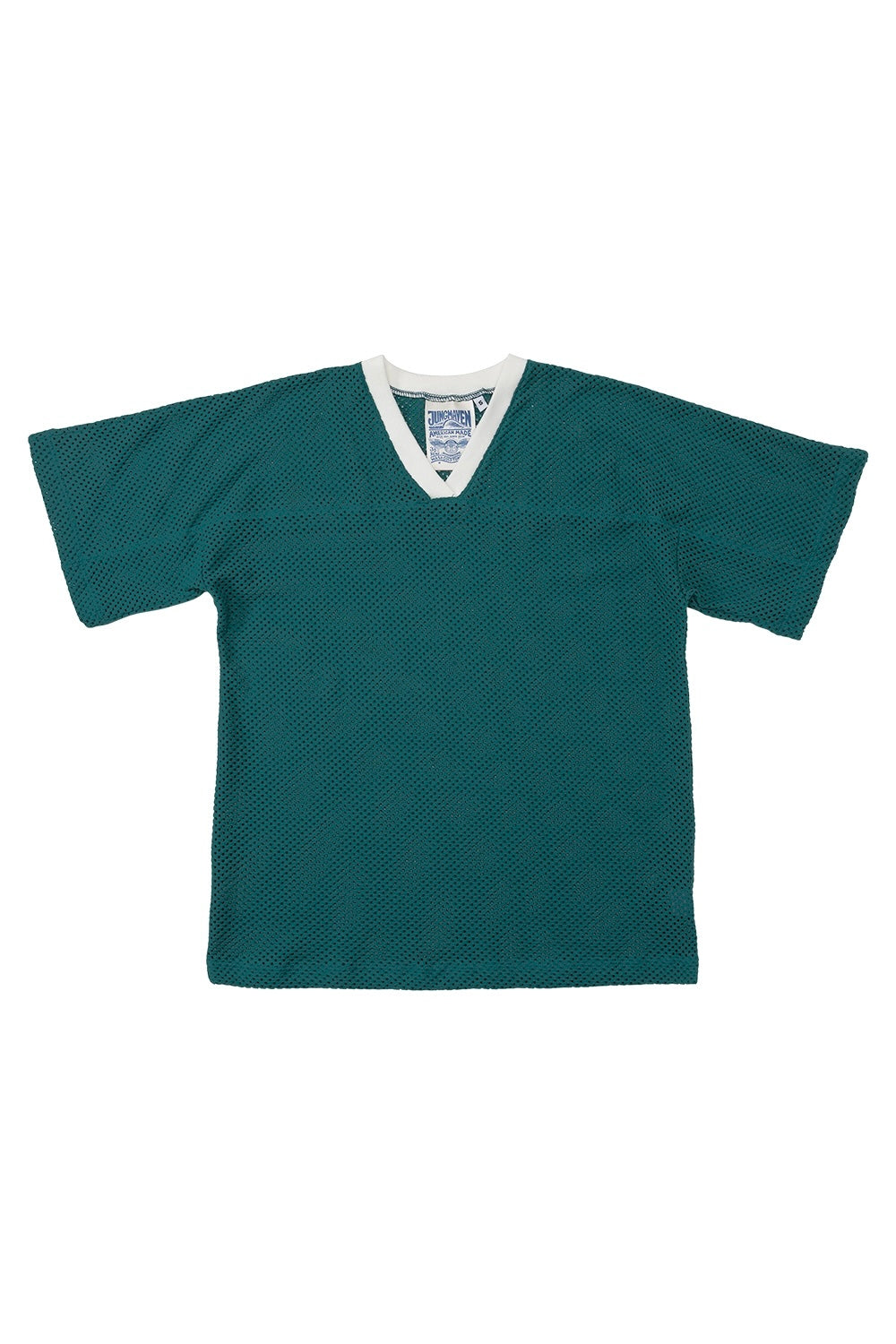 Miles Mesh Jersey | Jungmaven Hemp Clothing & Accessories / Color: Deep Teal