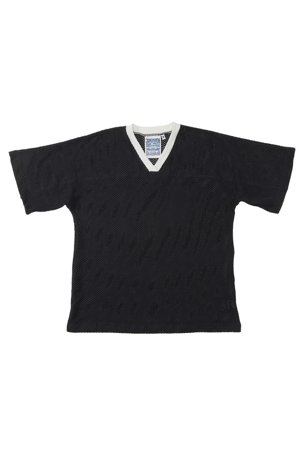 Miles Mesh Jersey | Jungmaven Hemp Clothing & Accessories / Color: Black