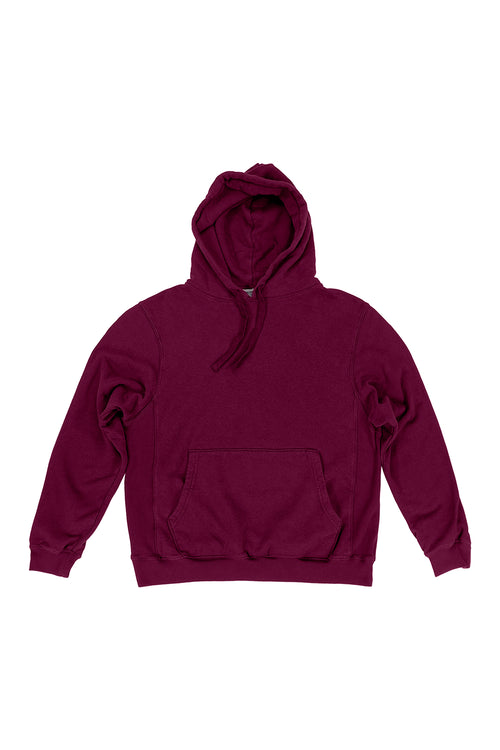 Montauk Hooded Sweatshirt - Sale Colors | Jungmaven Hemp Clothing & Accessories / Color: Burgundy