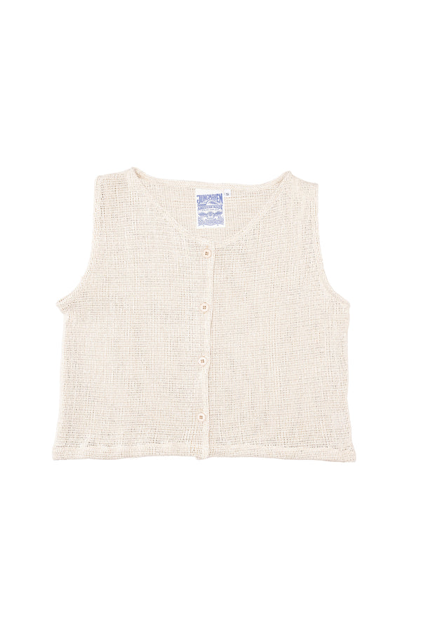 Montego Open Knit Vest | Jungmaven Hemp Clothing & Accessories / Color: Natural