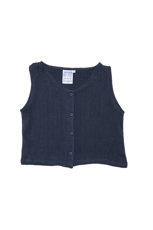 Montego Open Knit Vest | Jungmaven Hemp Clothing & Accessories / Color: Navy