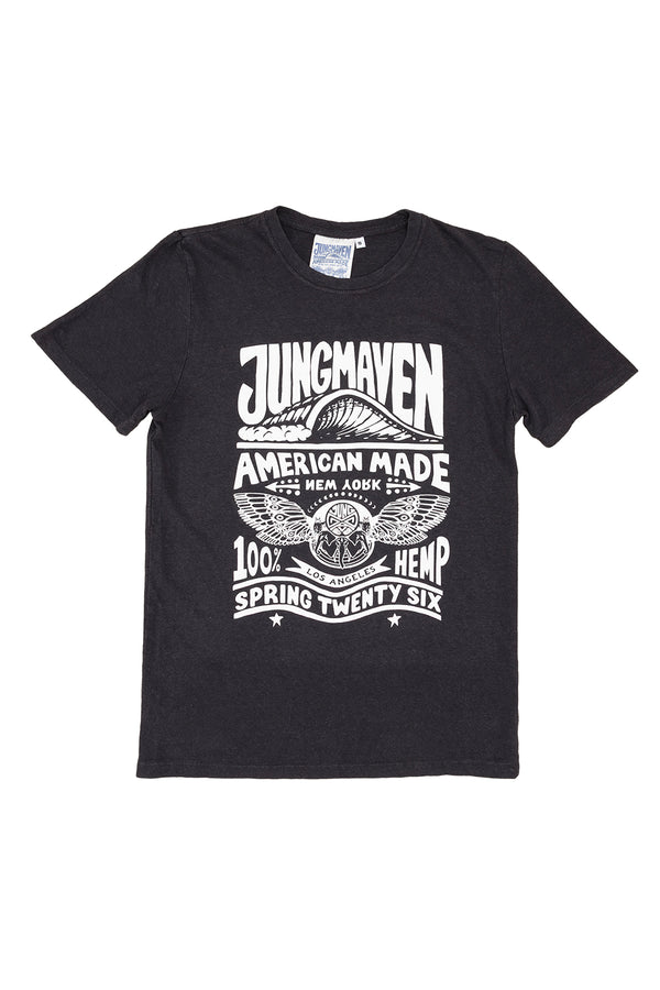 Pop Up Baja Tee  | Jungmaven Hemp Clothing & Accessories / Color: Black