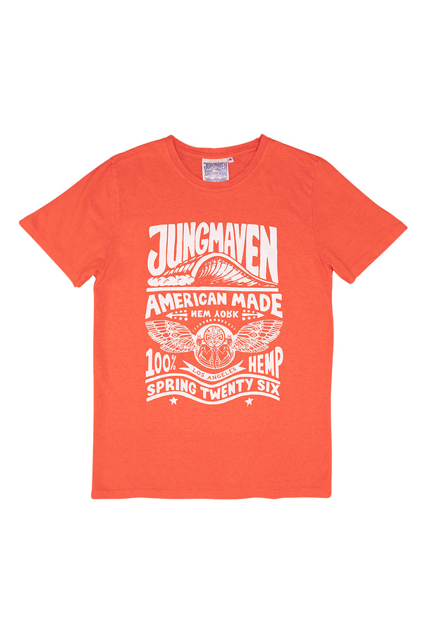 Pop Up Baja Tee  | Jungmaven Hemp Clothing & Accessories / Color: Sunset Coral