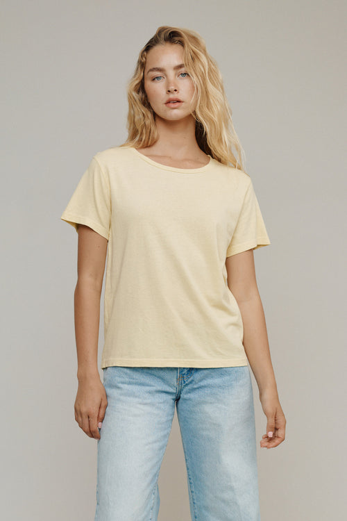 Ojai Tee | Jungmaven Hemp Clothing & Accessories / model_desc: Grace is 5’8” wearing S