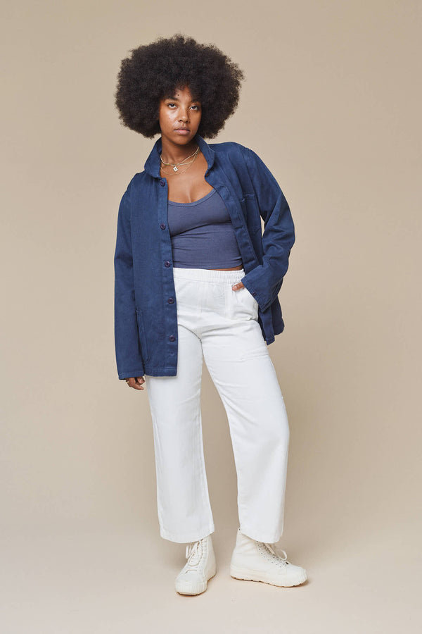 Olympic Jacket | Jungmaven Hemp Clothing & Accessories / model_desc: Abeba is 5’7” wearing S