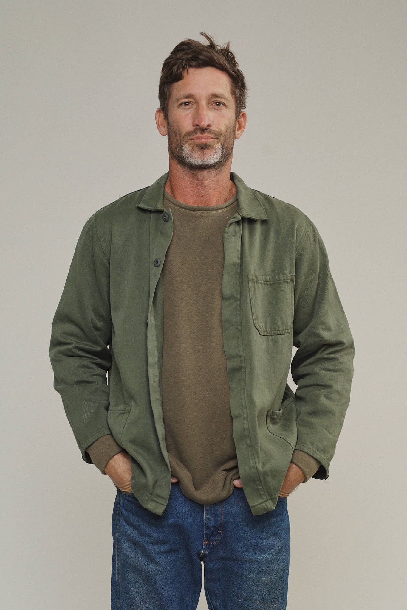 Olympic Jacket | Jungmaven Hemp Clothing & Accessories / model_desc: Bryan is 6’1” wearing Large