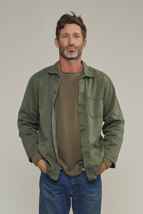 Olympic Jacket | Jungmaven Hemp Clothing & Accessories / model_desc: Bryan is 6’1” wearing Large