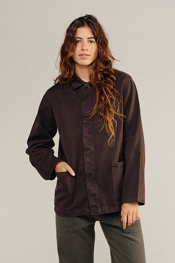 Olympic Jacket | Jungmaven Hemp Clothing & Accessories / model_desc: Nadia is 5’7” wearing S