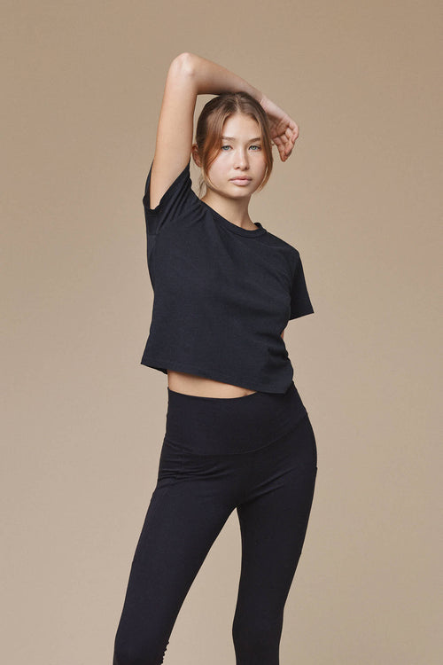 Cropped Ojai Tee | Jungmaven Hemp Clothing & Accessories / Color: