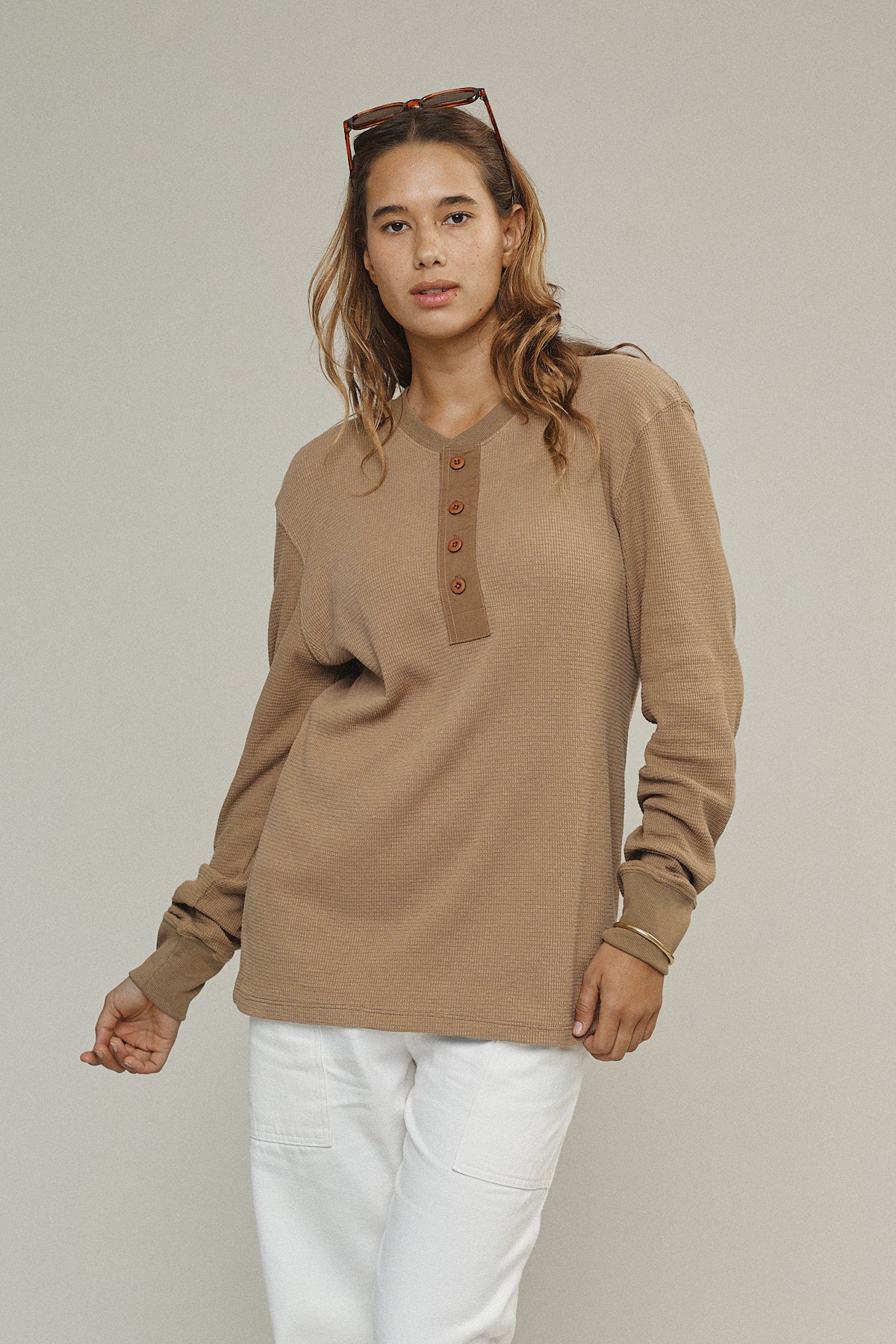 Owl Henley Tee | Jungmaven Hemp Clothing & Accessories / Color: