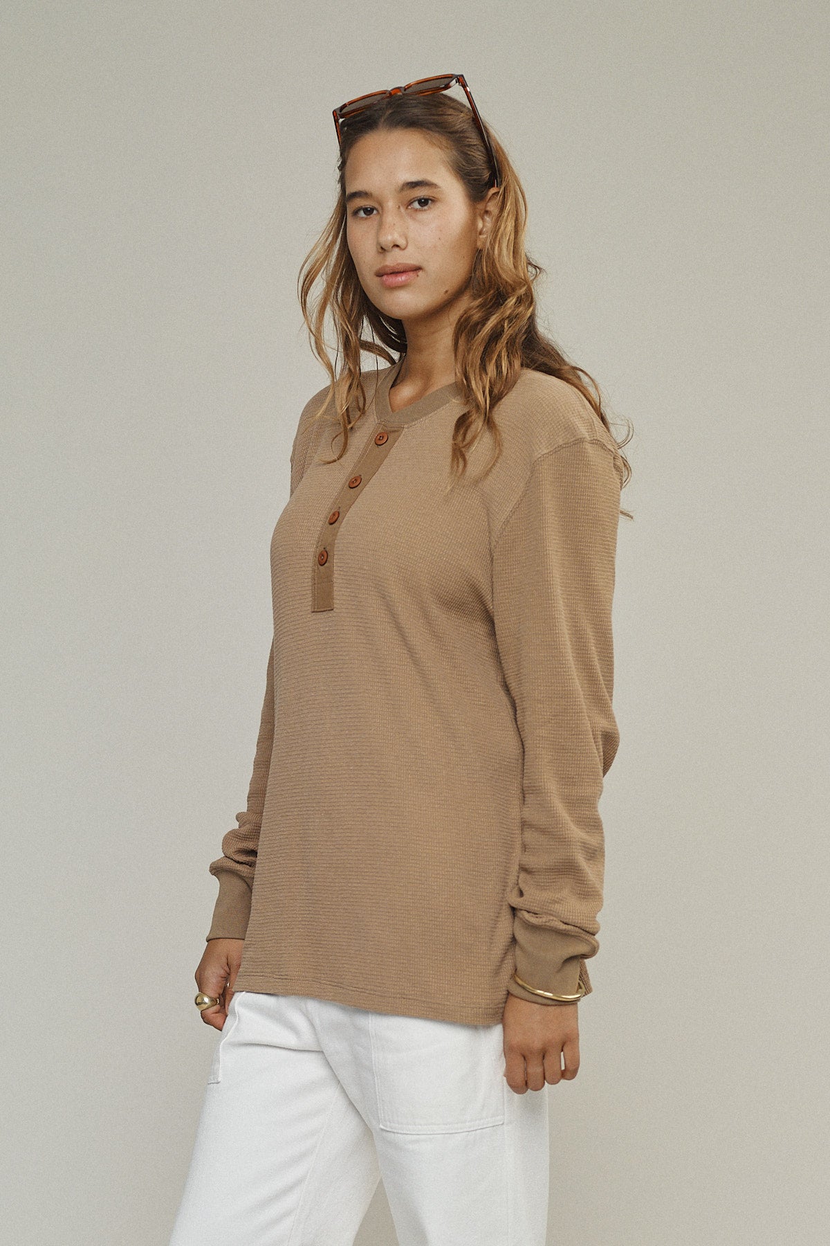 Owl Henley Tee | Jungmaven Hemp Clothing & Accessories / Color: