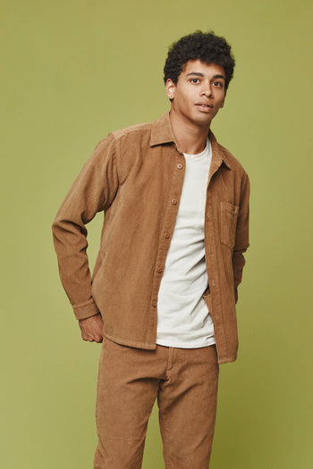 Oxnard Shirt Jacket | Jungmaven Hemp Clothing & Accessories / model_desc: Isaiah is 6’1” wearing M