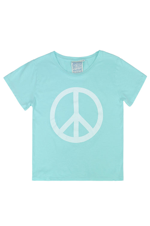 Ojai Peace Tee | Jungmaven Hemp Clothing & Accessories / Color: Oasis Blue