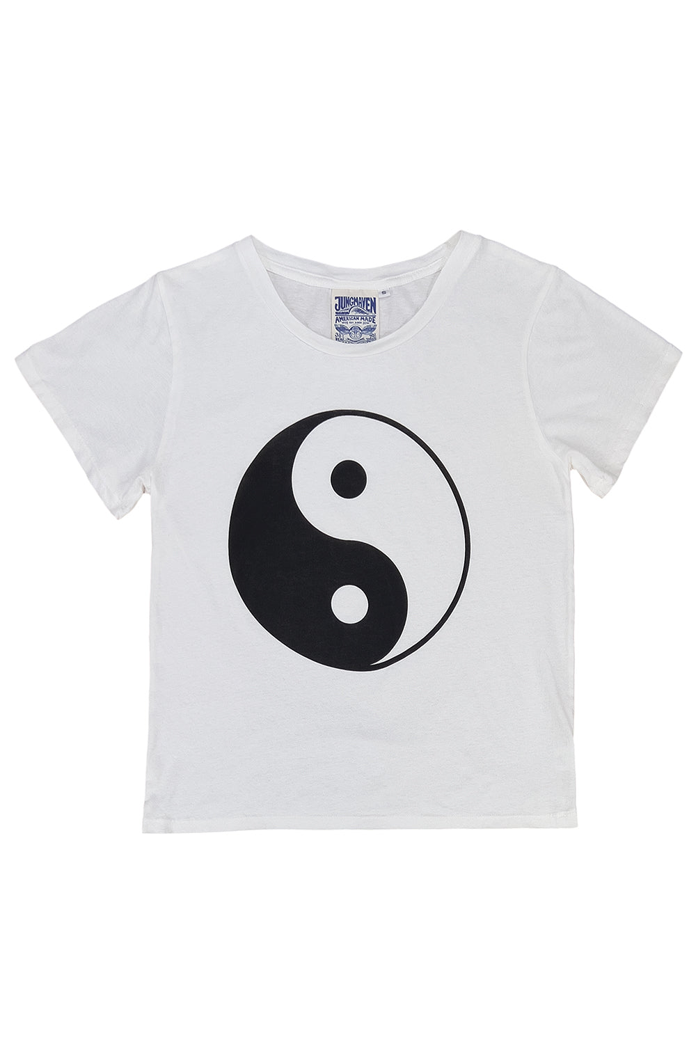 Yin Yang Ojai Tee | Jungmaven Hemp Clothing & Accessories / Color: Washed White