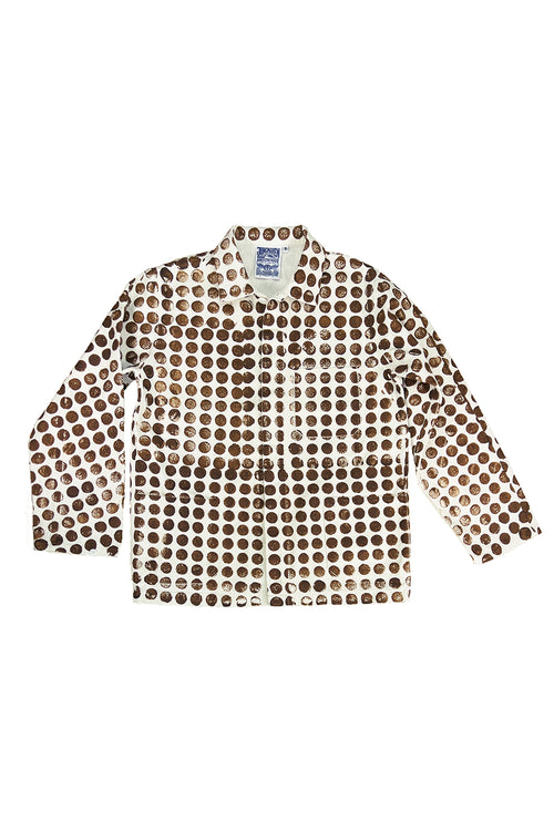 Polka Dot Olympic Jacket | Jungmaven Hemp Clothing & Accessories / Color: Coyote Dots