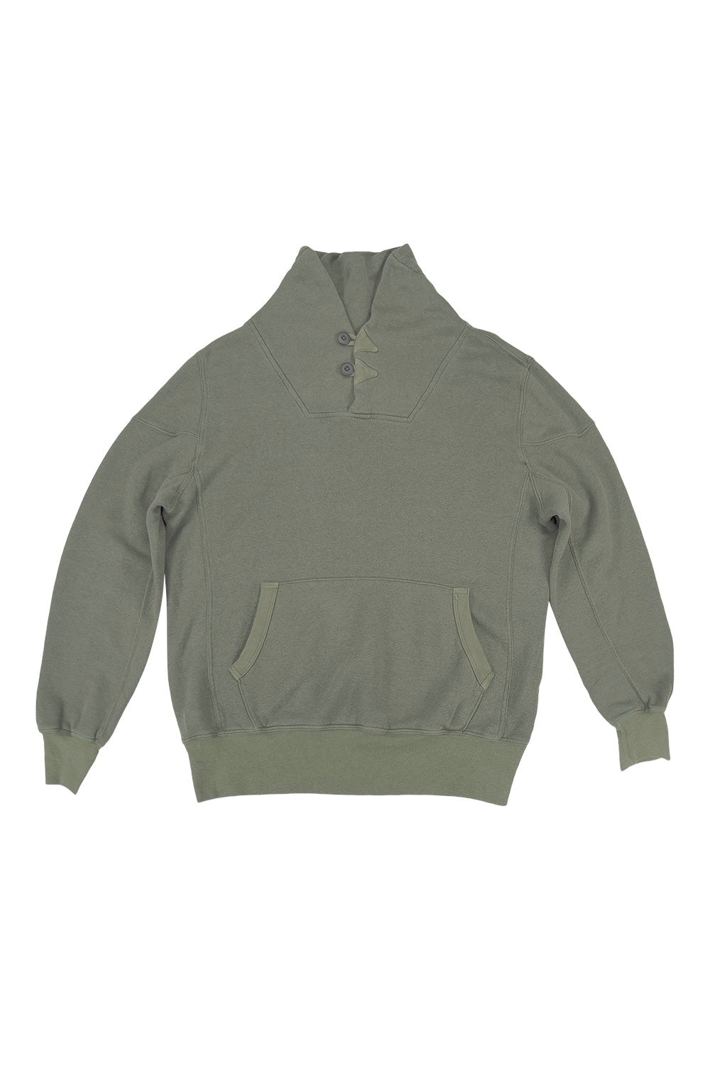 Ontario Sweatshirt | Jungmaven Hemp Clothing & Accessories / Color: Olive Green