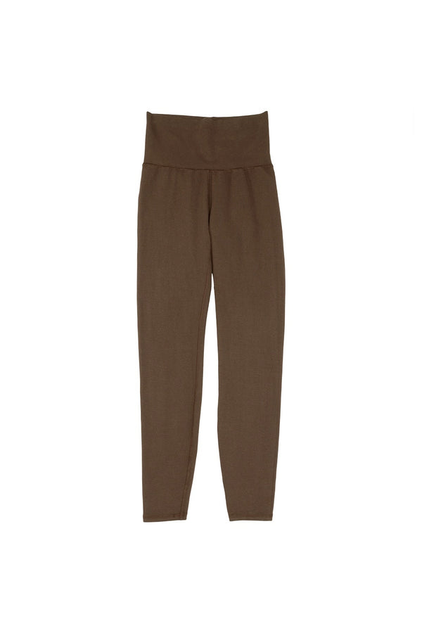 Orosi Leggings - Mid Rise | Jungmaven Hemp Clothing & Accessories / Color: Coffee Bean