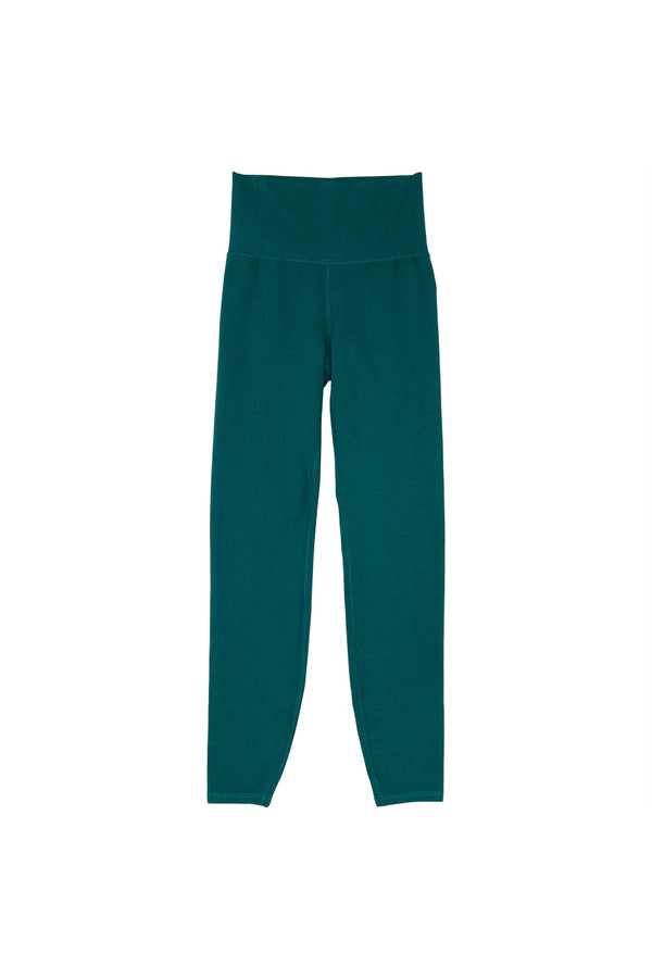 Orosi Leggings - Mid Rise | Jungmaven Hemp Clothing & Accessories / Color: Deep Teal