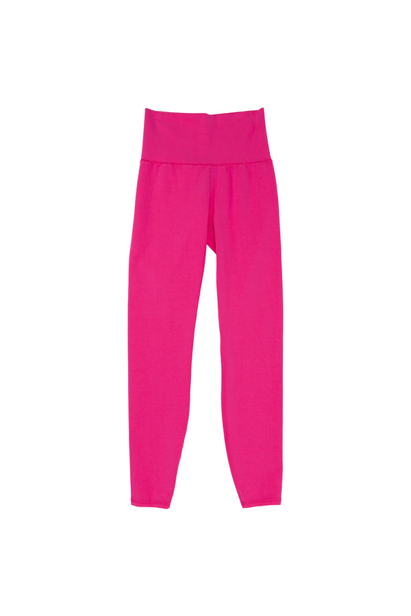 Orosi Leggings - Mid Rise | Jungmaven Hemp Clothing & Accessories / Color: Electric Fuchsia