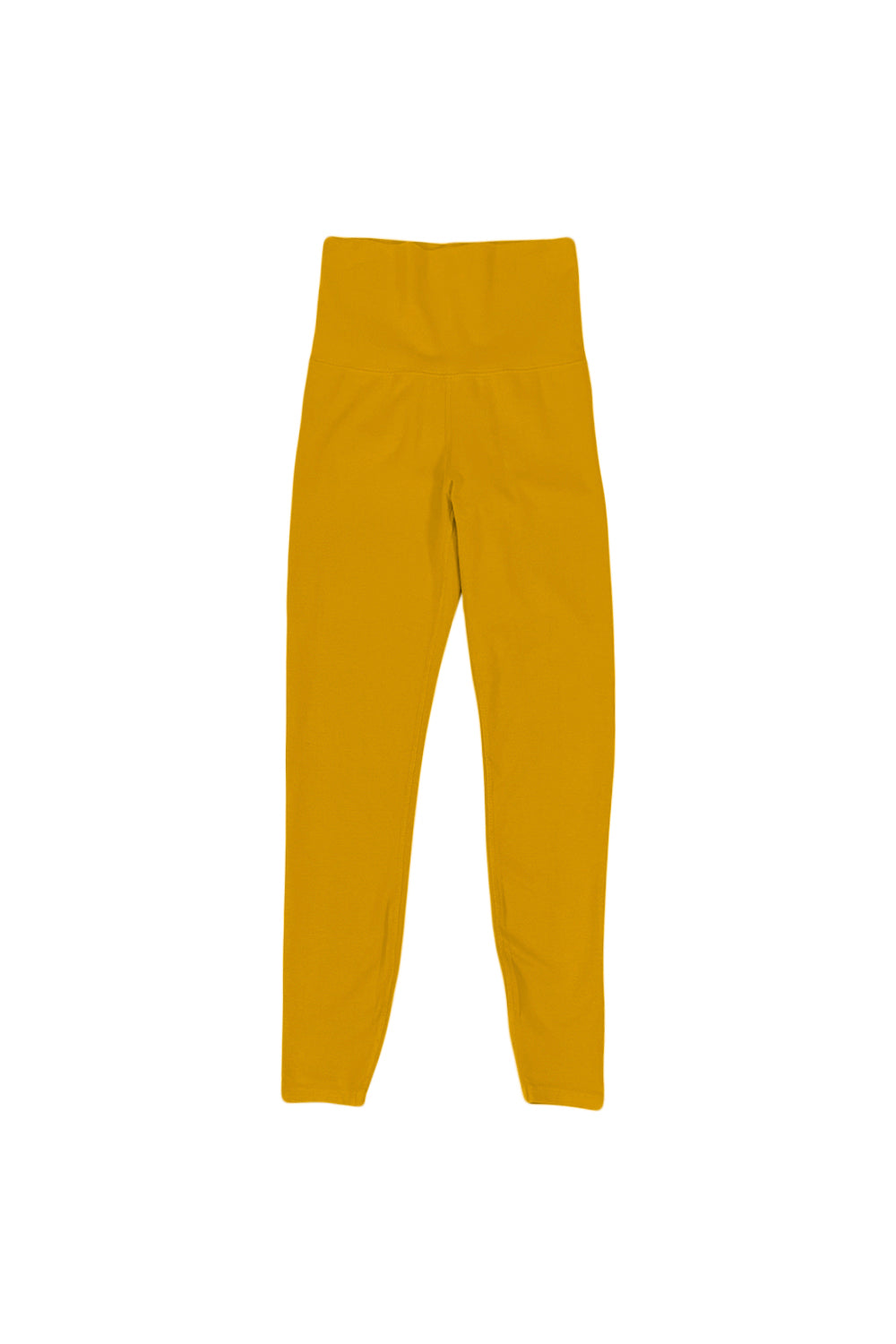 Orosi Leggings - Mid Rise | Jungmaven Hemp Clothing & Accessories / Color: Spicy Mustard