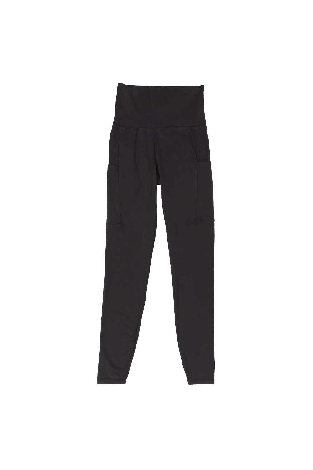 Orosi Pocket Leggings - Mid Rise | Jungmaven Hemp Clothing & Accessories / Color: Black