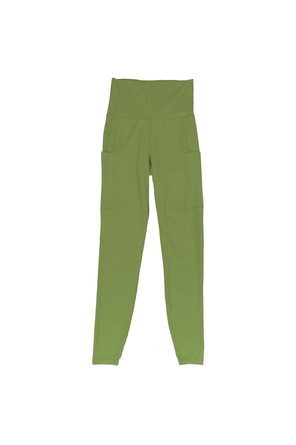 Orosi Pocket Leggings - Mid Rise | Jungmaven Hemp Clothing & Accessories / Color: Dark Matcha