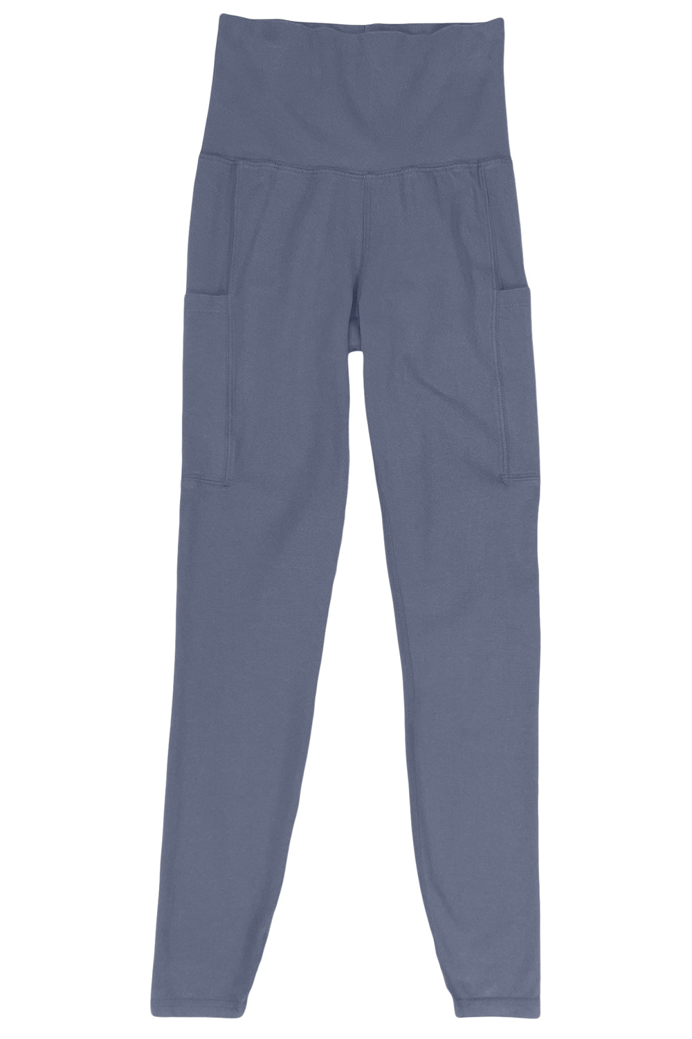 Orosi Pocket Leggings - Mid Rise | Jungmaven Hemp Clothing & Accessories / Color: Diesel Gray