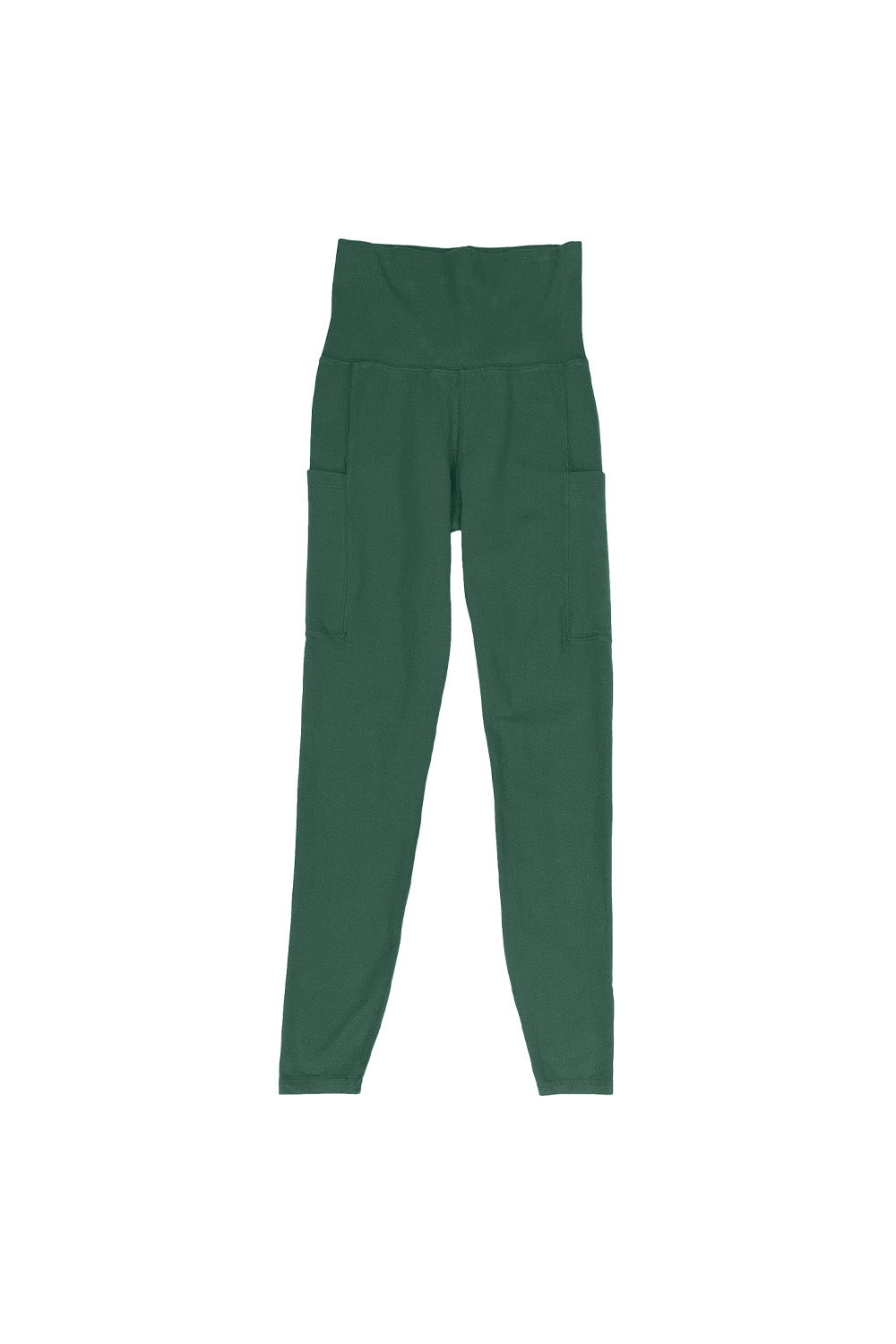 Orosi Pocket Leggings - Mid Rise | Jungmaven Hemp Clothing & Accessories / Color: Hunter Green