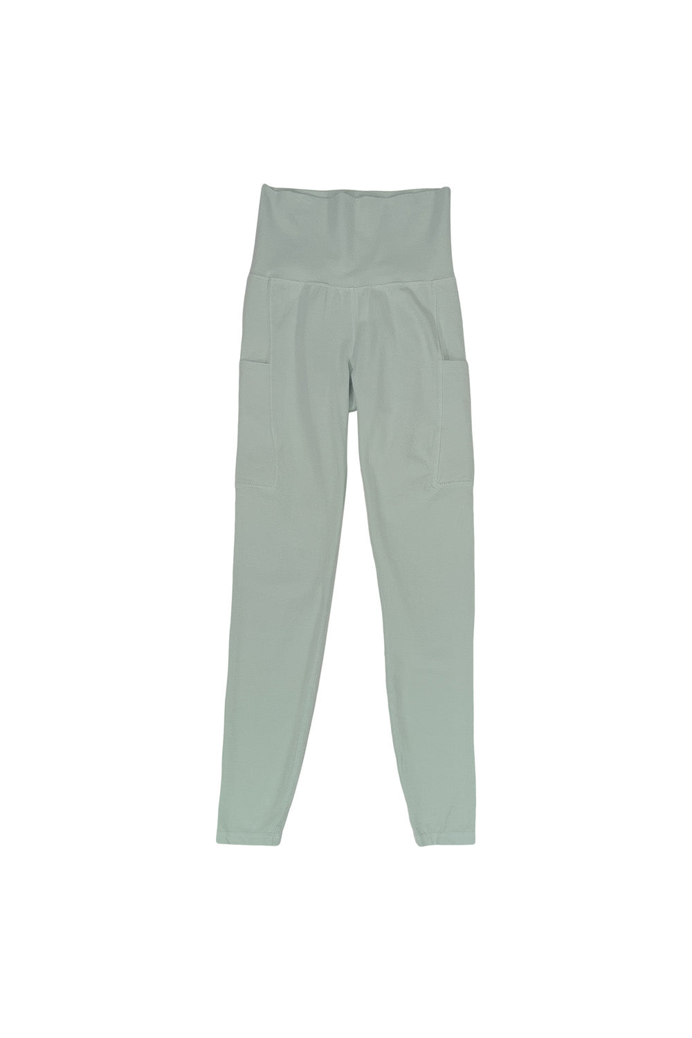 Orosi Pocket Leggings - Mid Rise | Jungmaven Hemp Clothing & Accessories / Color: Seafoam Green