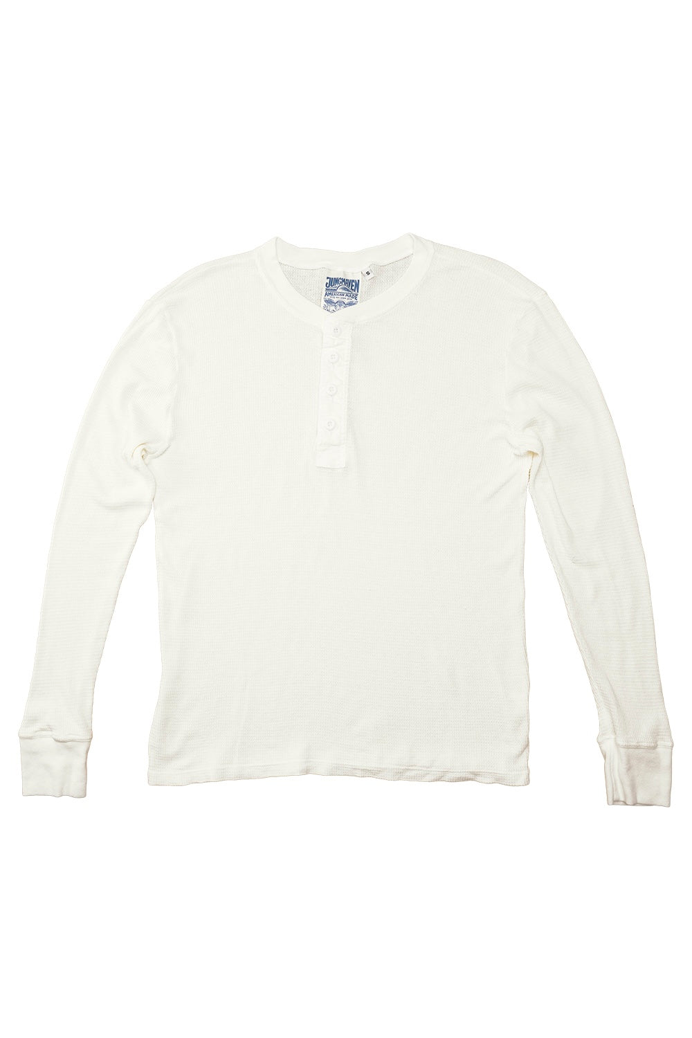 Owl Henley | Jungmaven Hemp Clothing & Accessories / Color: Washed White