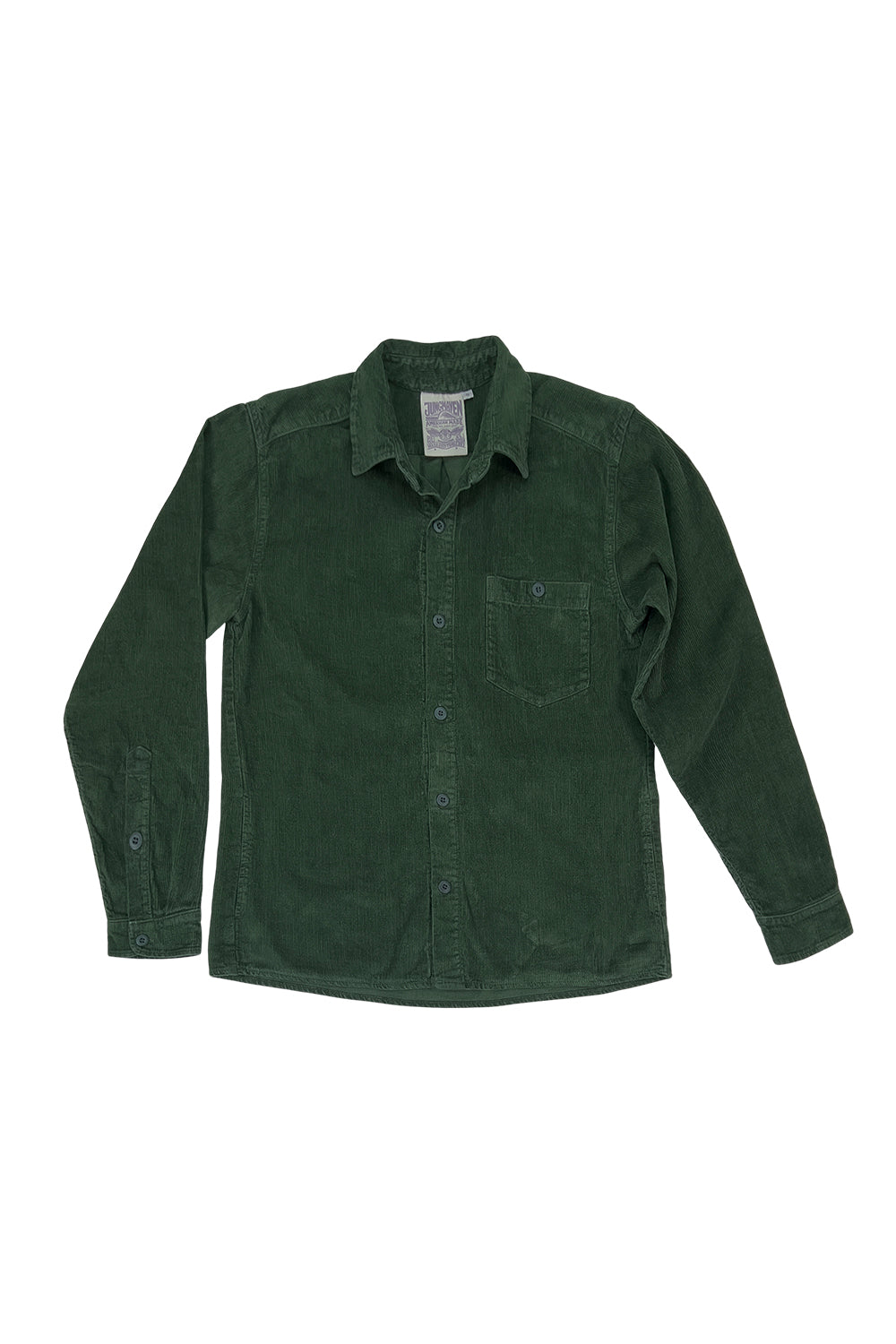 Oxnard Shirt Jacket | Jungmaven Hemp Clothing & Accessories Color: Hunter Green