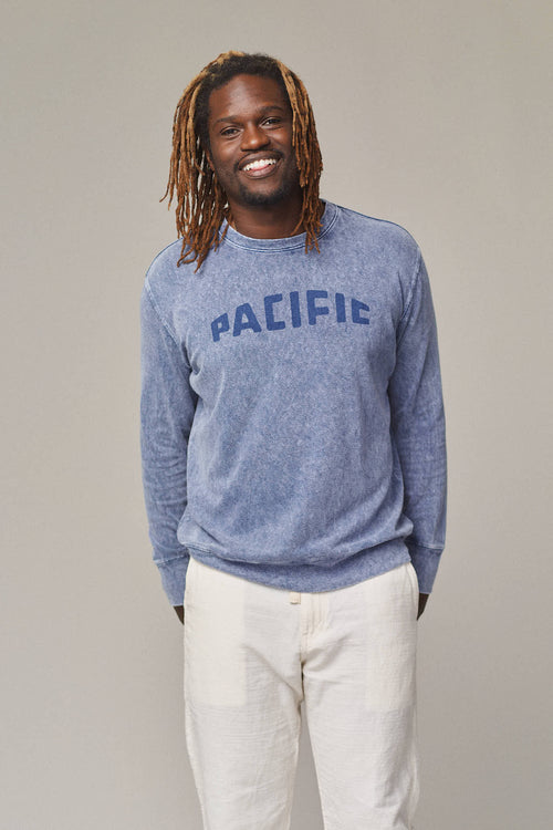 Pacific California Pullover | Jungmaven Hemp Clothing & Accessories / model_desc: Sesie is 6’2” wearing L