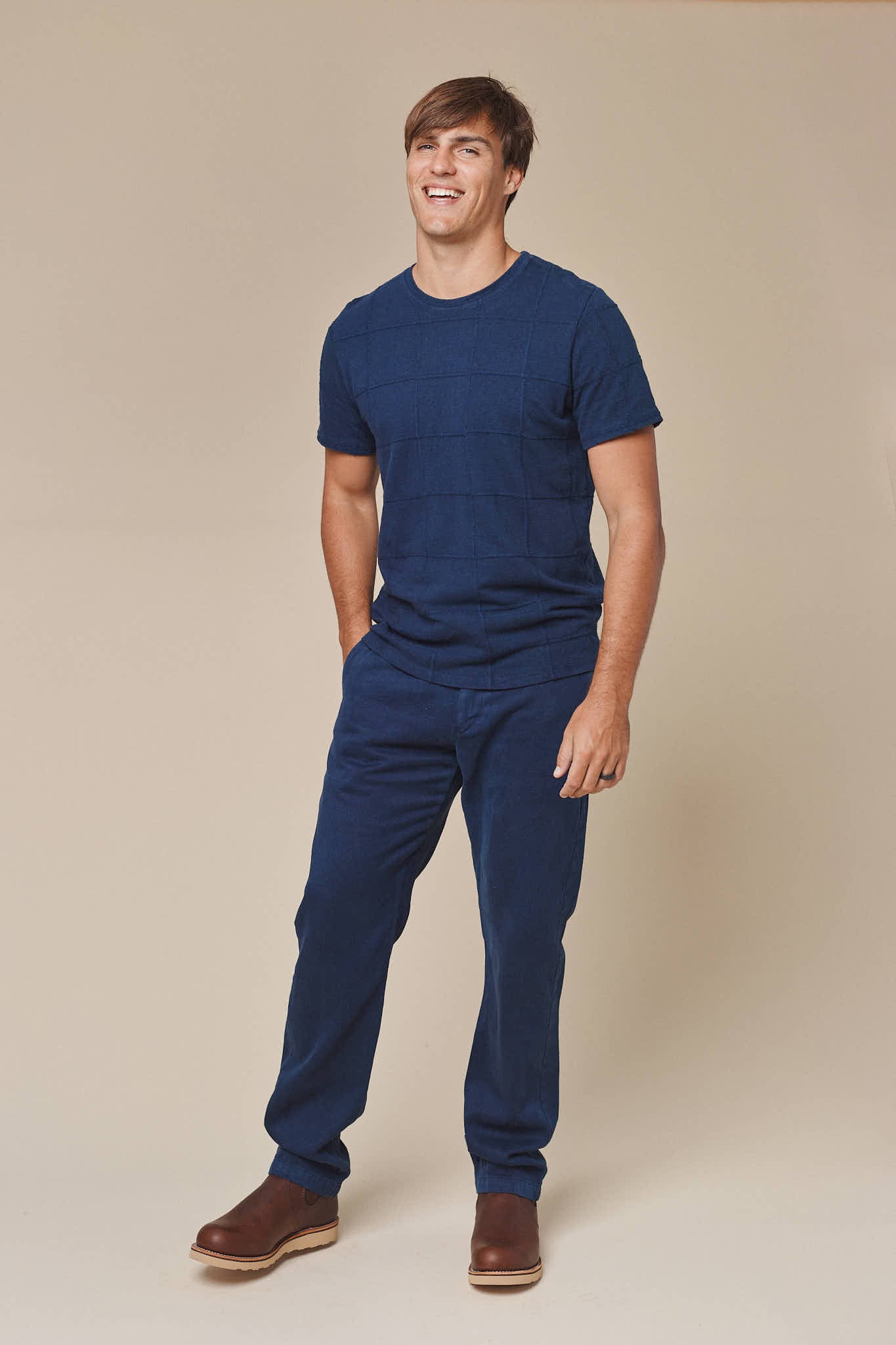 Pacific Coast Pant | Jungmaven Hemp Clothing & Accessories / model_desc: Travis is 6’1” wearing Medium