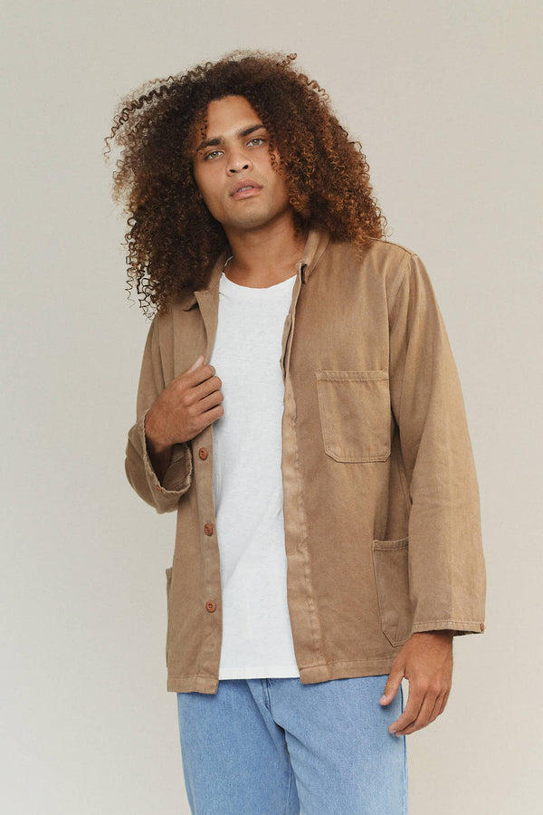 Olympic Jacket | Jungmaven Hemp Clothing & Accessories / model_desc: Davon is 6’0” wearing L