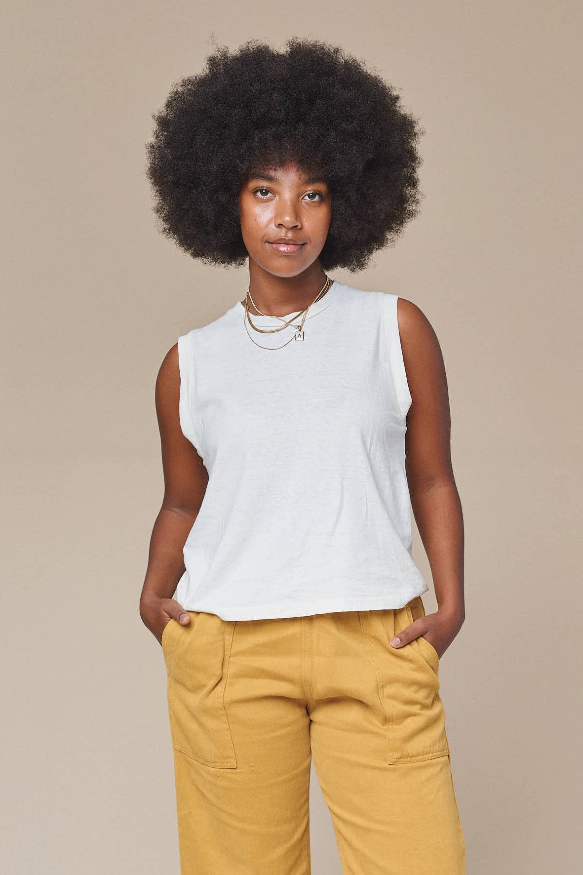 Phoenix Tee | Jungmaven Hemp Clothing & Accessories / model_desc: Abeba is 5’7” wearing Small