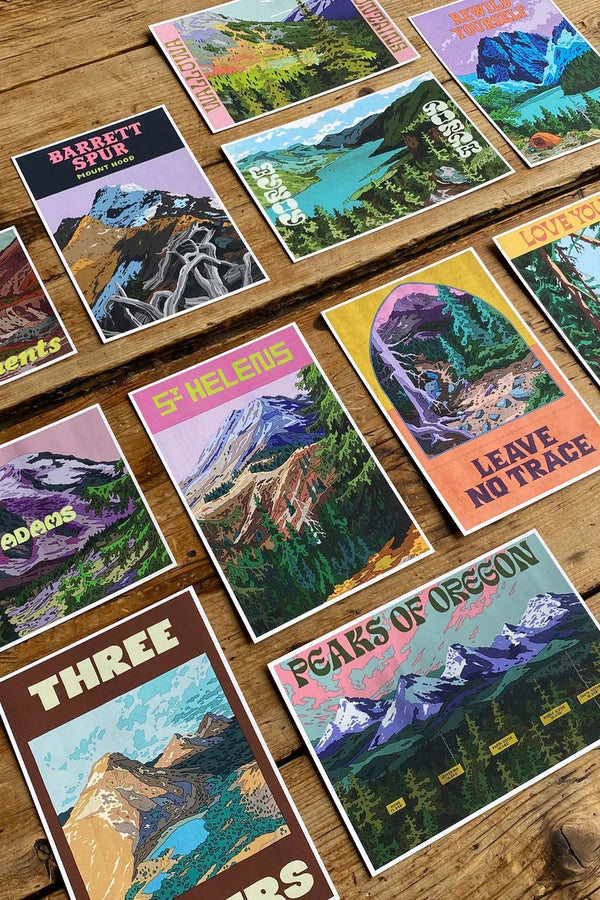 PNW Postcards by Tomi Lahdesmaki | Jungmaven Hemp Clothing & Accessories / Color: