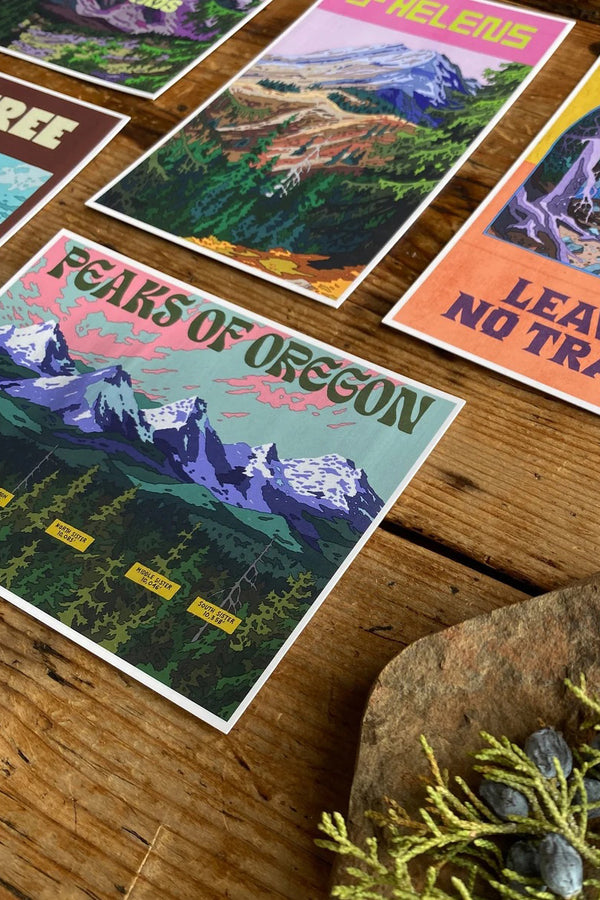 PNW Postcards by Tomi Lahdesmaki | Jungmaven Hemp Clothing & Accessories / Color: