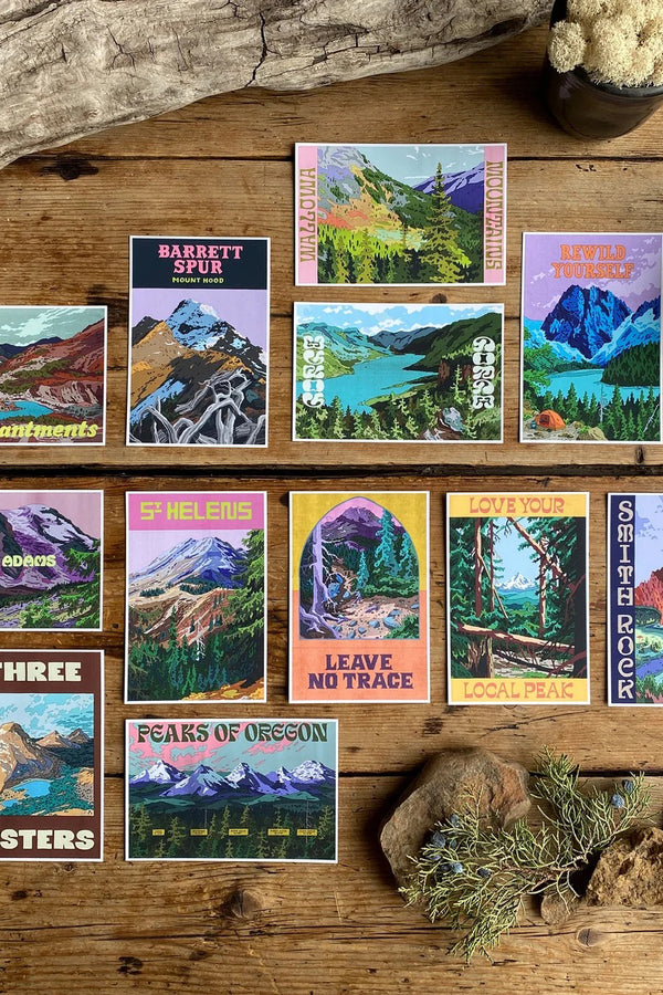 PNW Postcards by Tomi Lahdesmaki | Jungmaven Hemp Clothing & Accessories / Color: