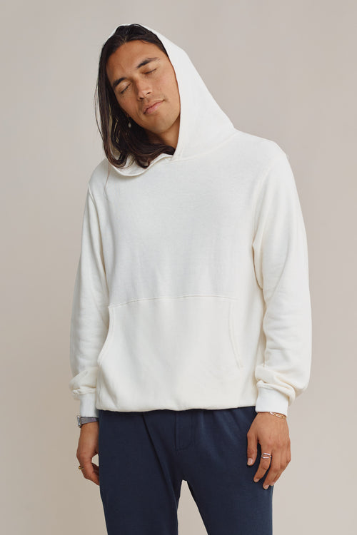 Powell Hooded Sweatshirt | Jungmaven Hemp Clothing & Accessories / model_desc: Fabian is 6’0” wearing M