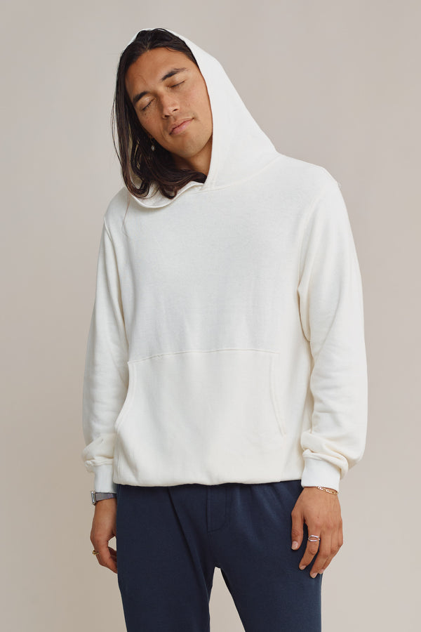 Powell Hooded Sweatshirt | Jungmaven Hemp Clothing & Accessories / model_desc: Fabian is 6’0” wearing M