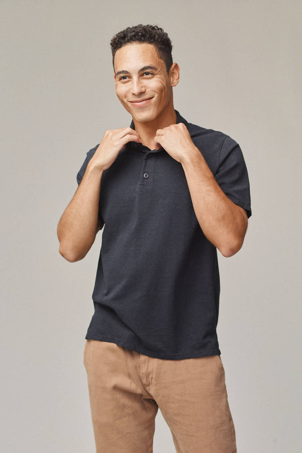 Preston Polo Shirt | Jungmaven Hemp Clothing & Accessories / Color: