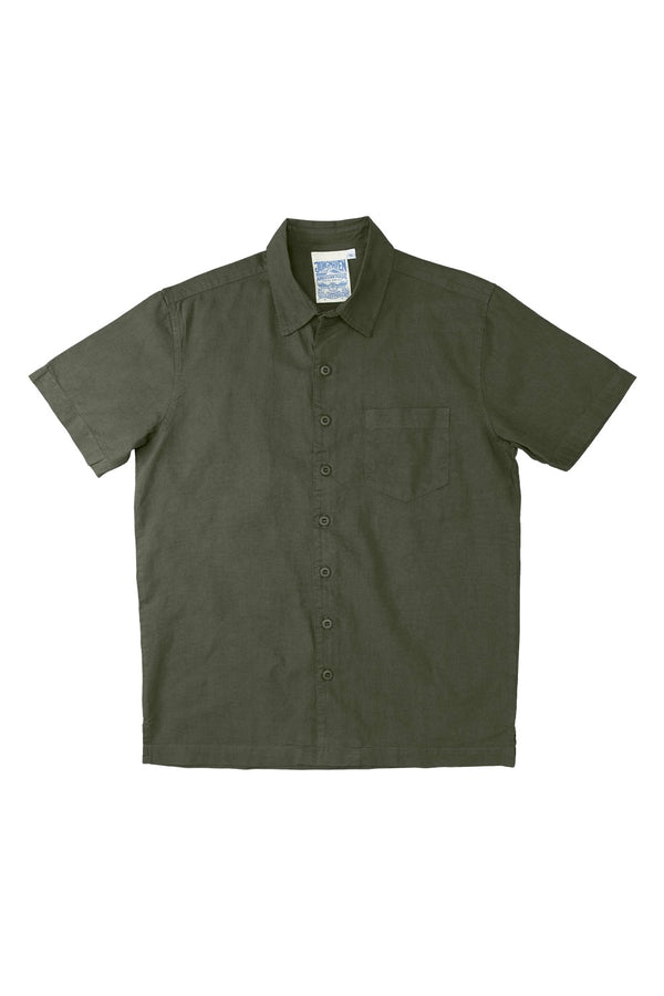 Padaro Shirt | Jungmaven Hemp Clothing & Accessories / Color: Olive Green 
