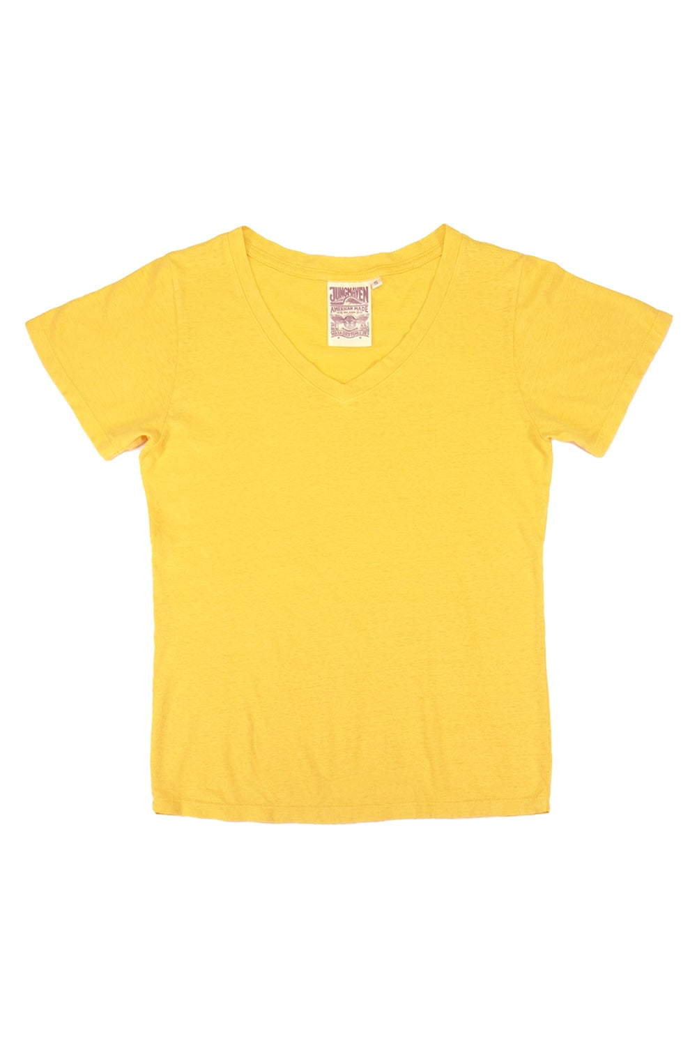 Paige V-neck | Jungmaven Hemp Clothing & Accessories / Color: Sunshine Yellow