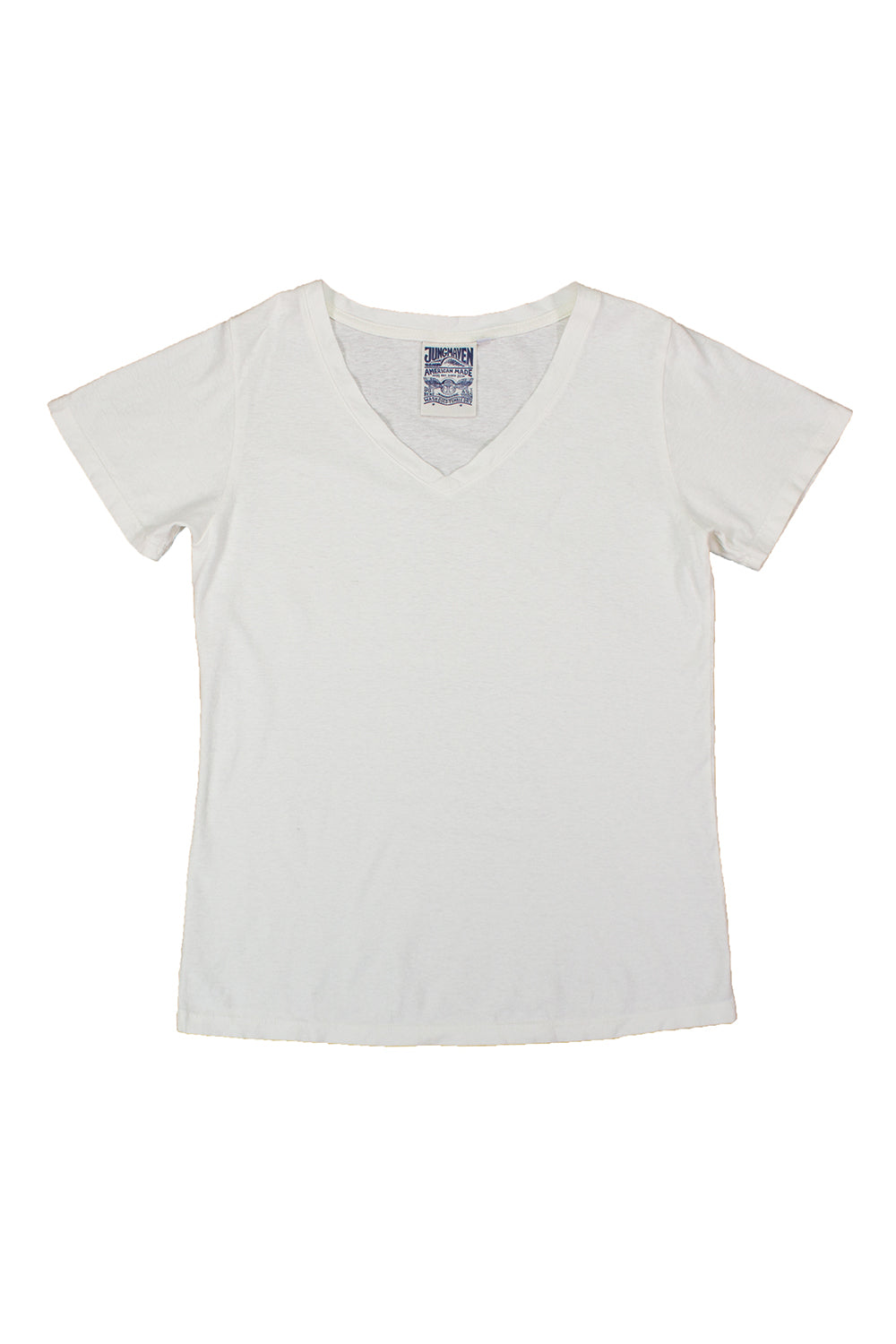 Paige V-neck | Jungmaven Hemp Clothing & Accessories / Color: Washed White
