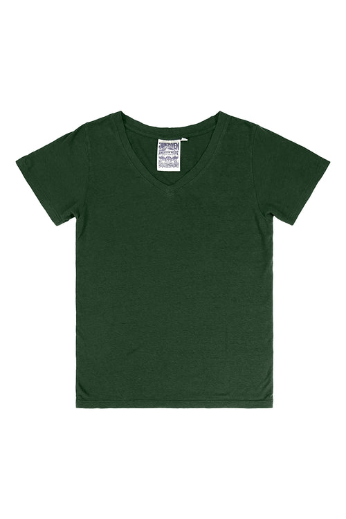 Paige V-neck - Sale Colors | Jungmaven Hemp Clothing & Accessories / Color: Hunter Green