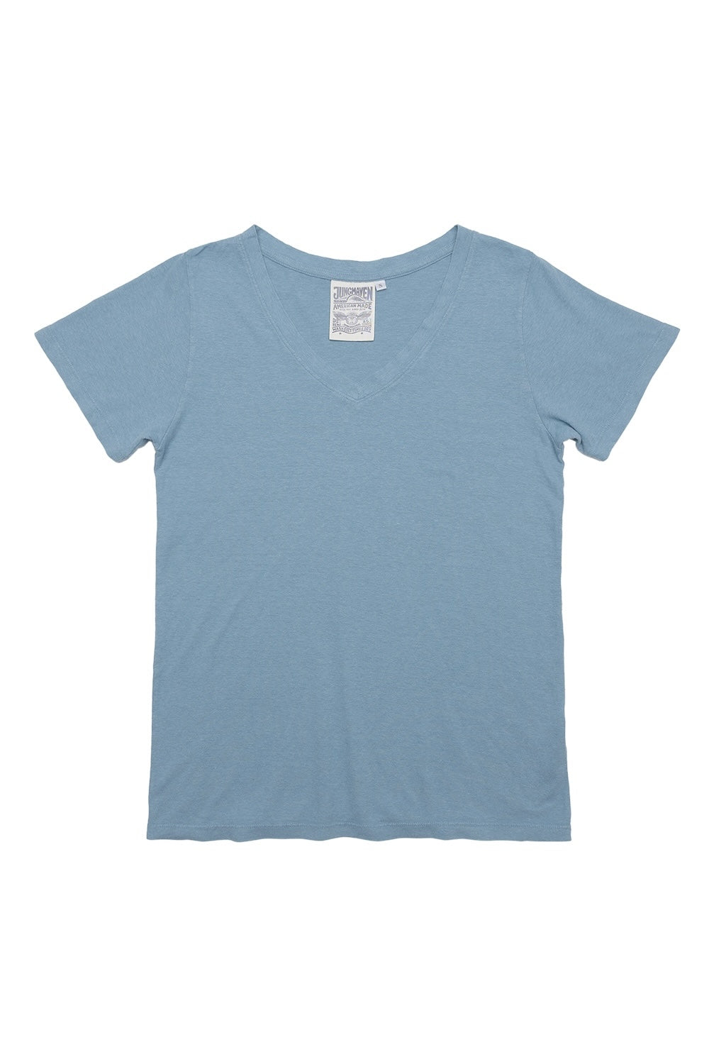 Paige V-neck | Jungmaven Hemp Clothing & Accessories / Color: Blue Heaven